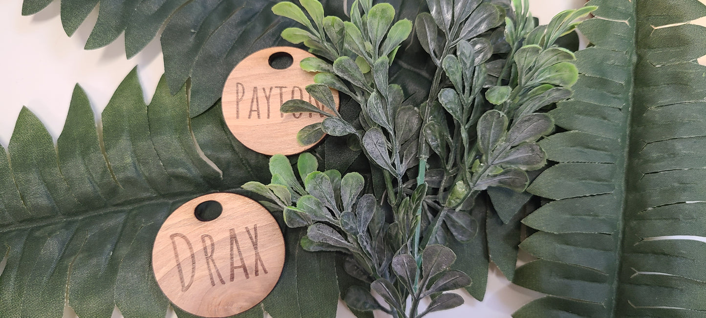 Wooden Pet tags